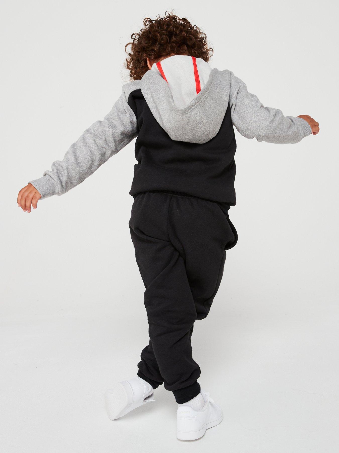 adidas-sportswear-younger-boys-essentials-big-logo-tracksuit-blackgreystillFront