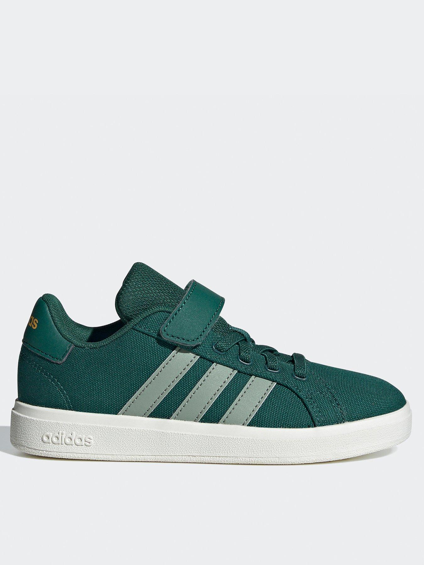 adidas-sportswear-kids-grand-court-20-elasticated-trainers-greenoff-white