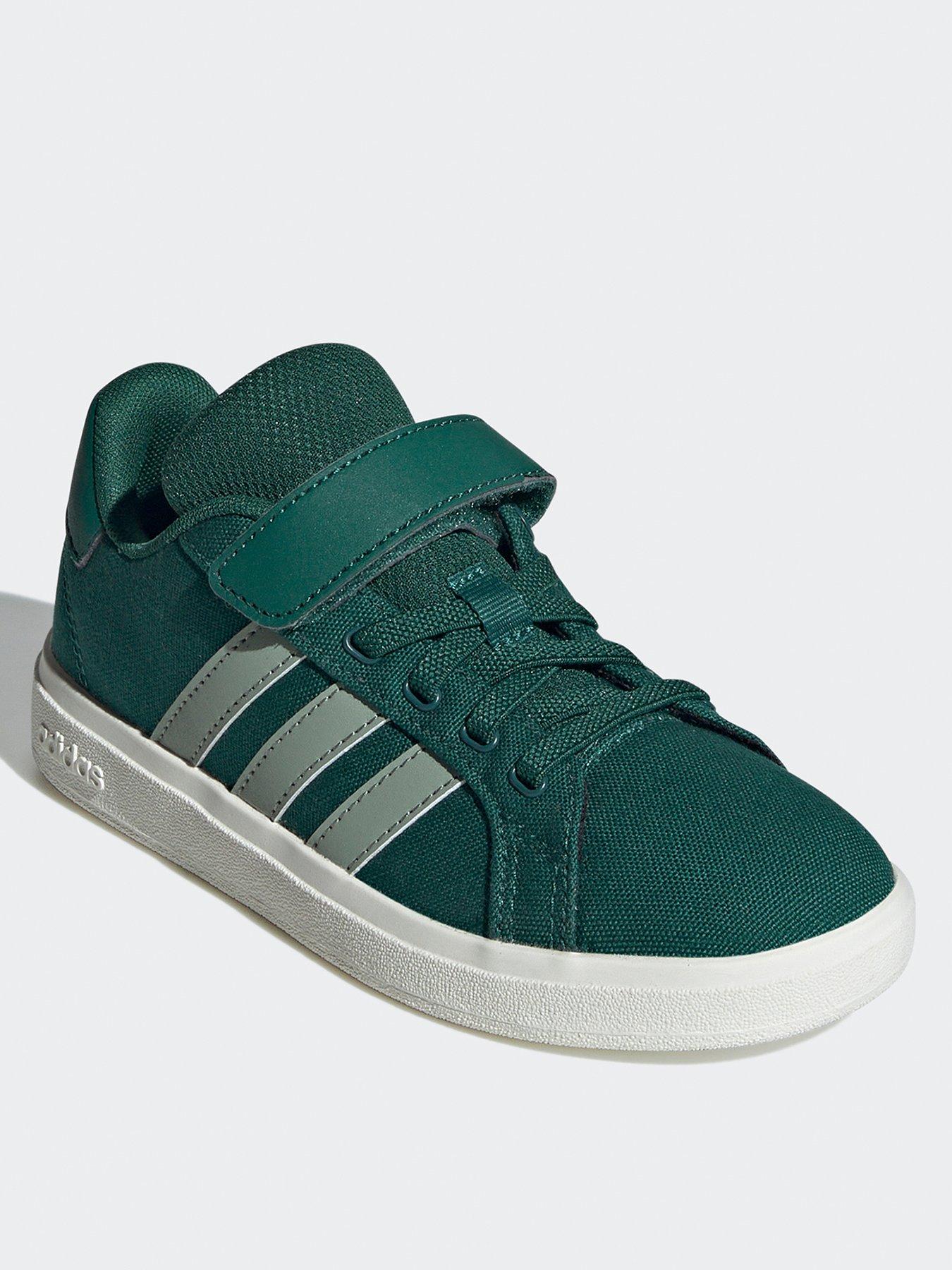 adidas-sportswear-kids-grand-court-20-elasticated-trainers-greenstillFront