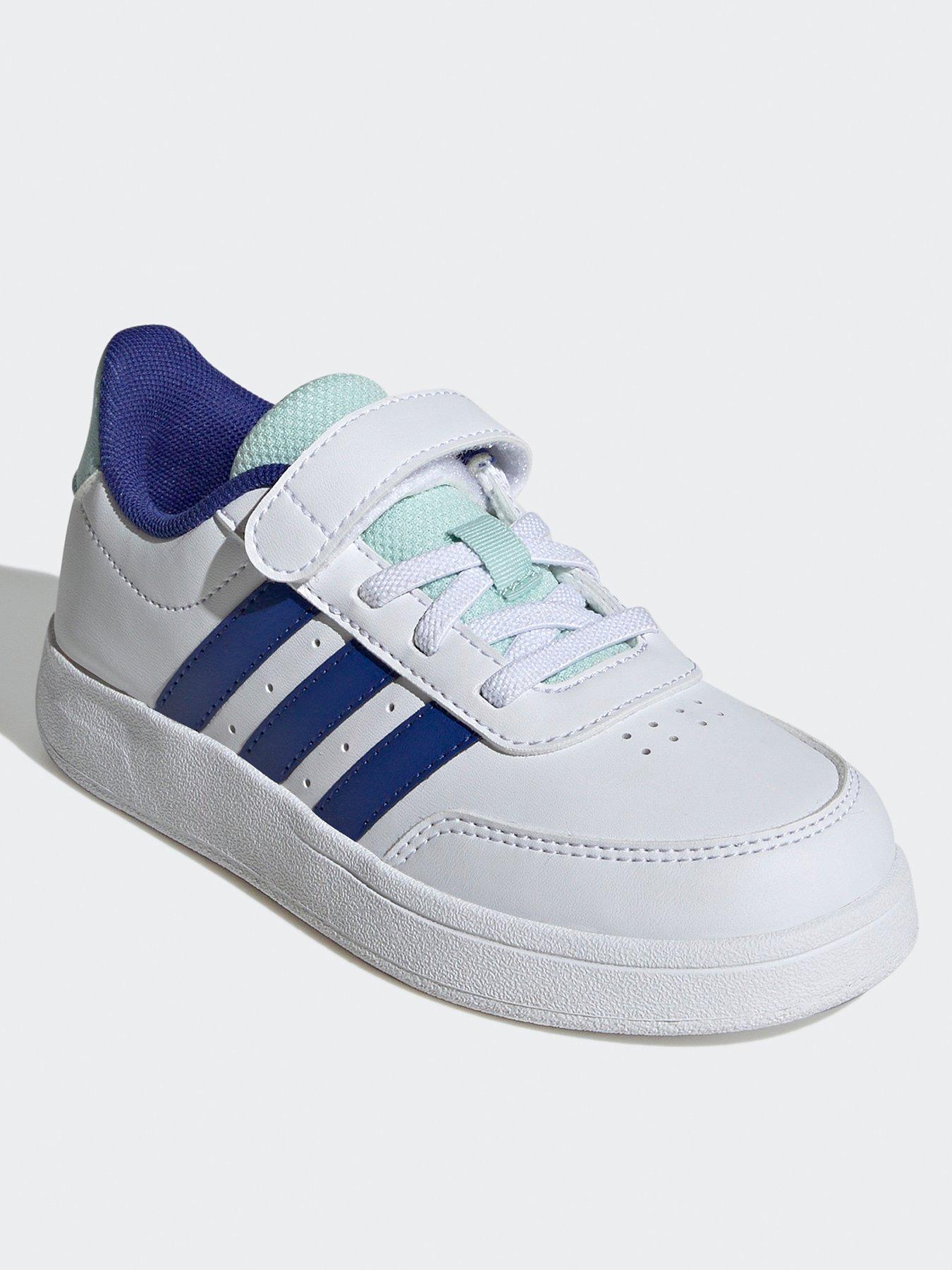 adidas-sportswear-kids-breaknet-20-elasticated-trainers-whitebluestillFront