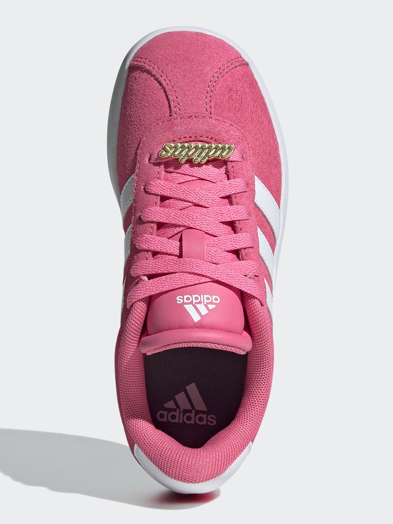 adidas-sportswear-kids-vl-court-30-trainers-pinkwhiteoutfit