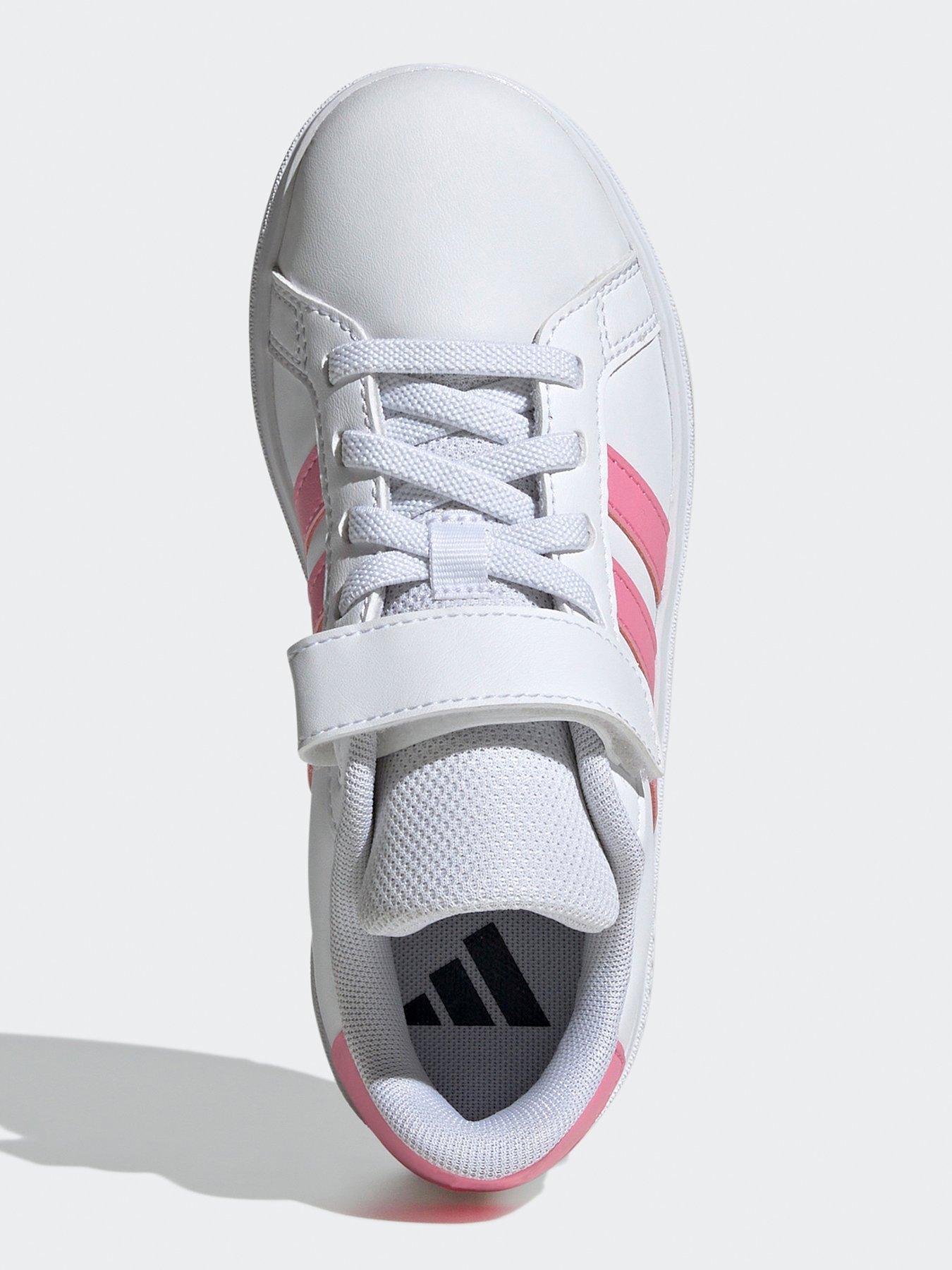 adidas-sportswear-kids-grand-court-20-elasticated-trainers-whitepinkoutfit