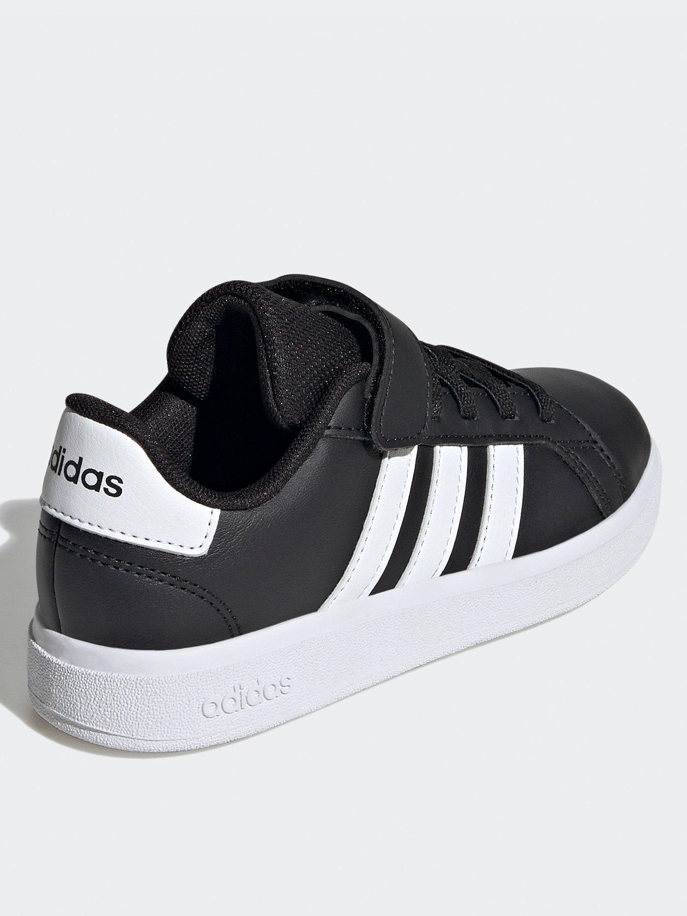 adidas-sportswear-kids-grand-court-20-elasticated-trainers-blackwhiteback