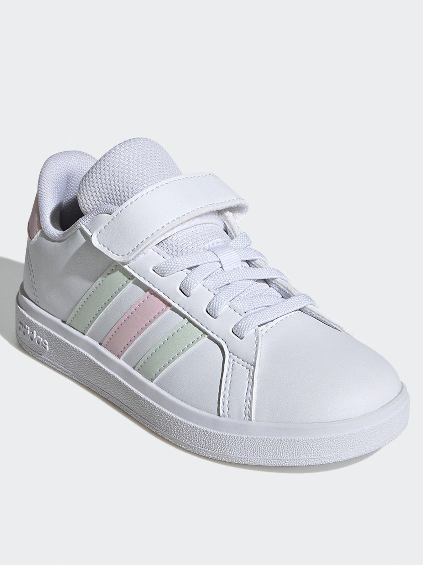 adidas-sportswear-kids-grand-court-20-elasticated-trainers-whitestillFront