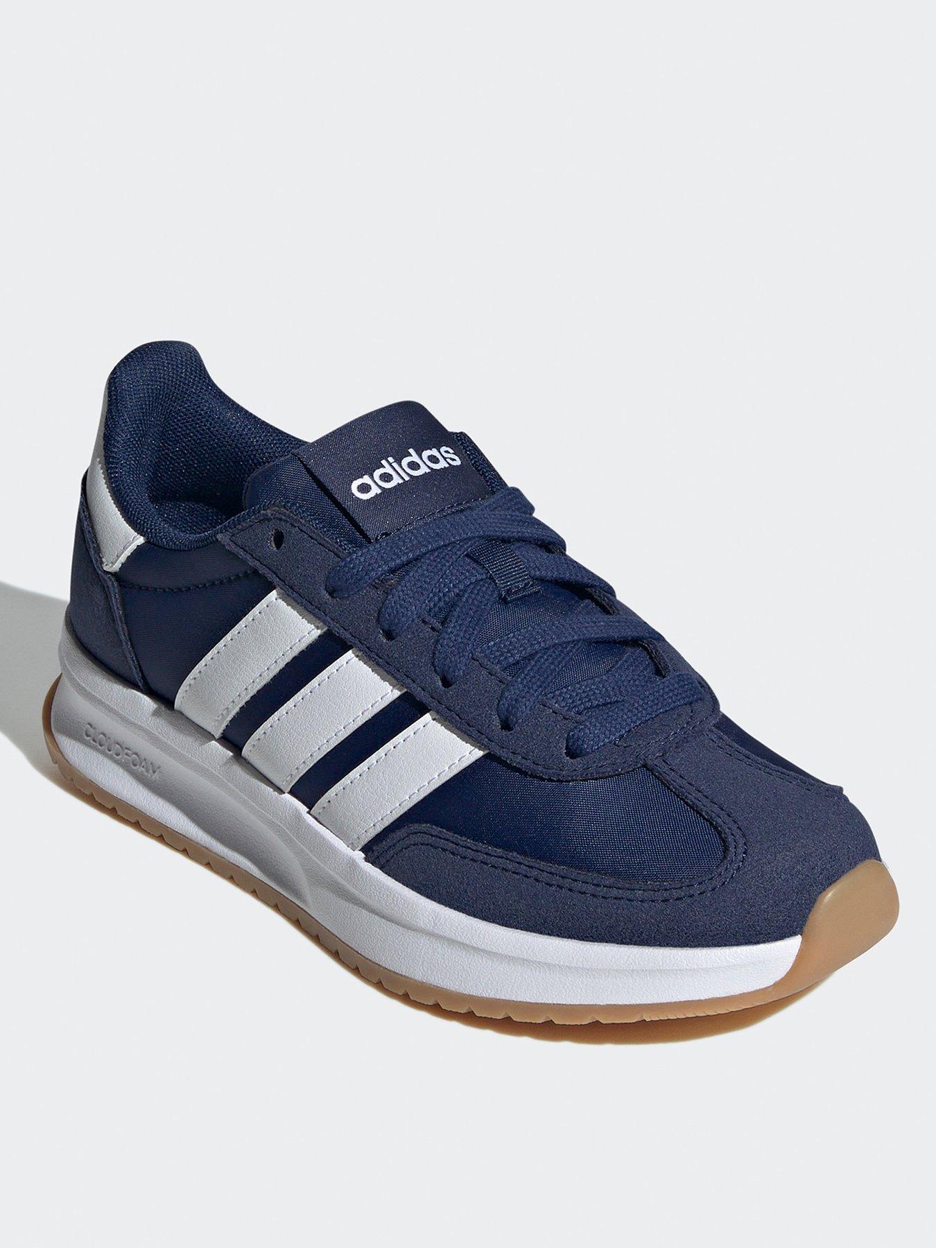 Image 2 of 6 of adidas Sportswear Junior Run 70s 2.0 Trainers - Navy/white