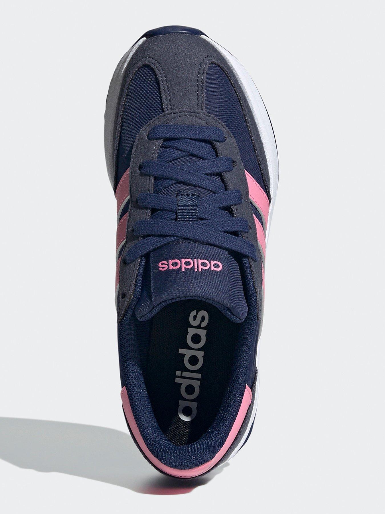 Image 4 of 6 of adidas Sportswear Junior Run 70S 20 Trainers - Navy/Pink