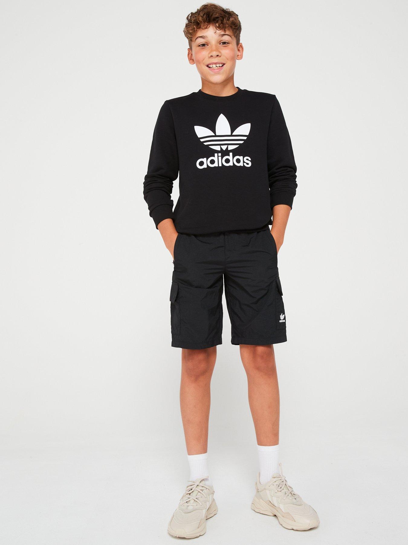 adidas-originals-older-unisex-trefoil-crew-blackback