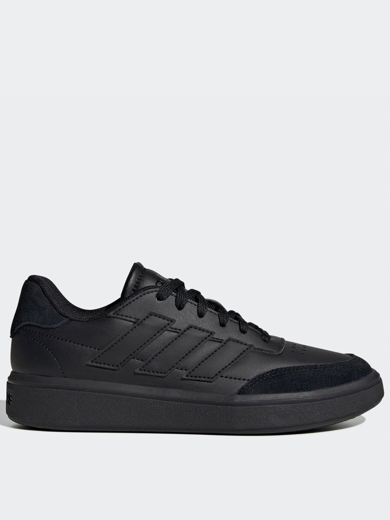 adidas-sportswear-junior-courtblock-trainers-blackfront