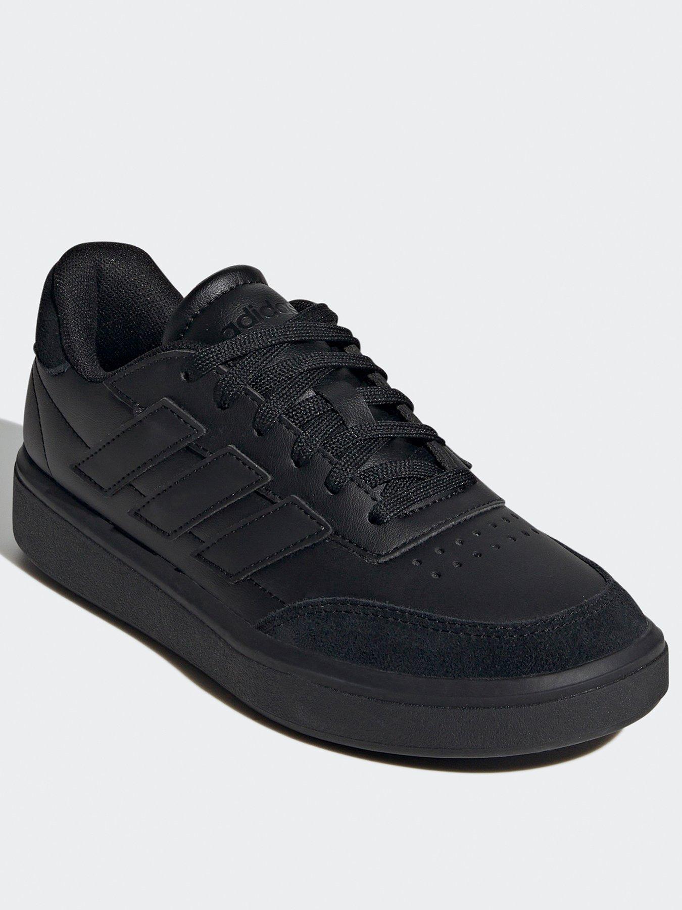 adidas-sportswear-junior-courtblock-trainers-blackstillFront