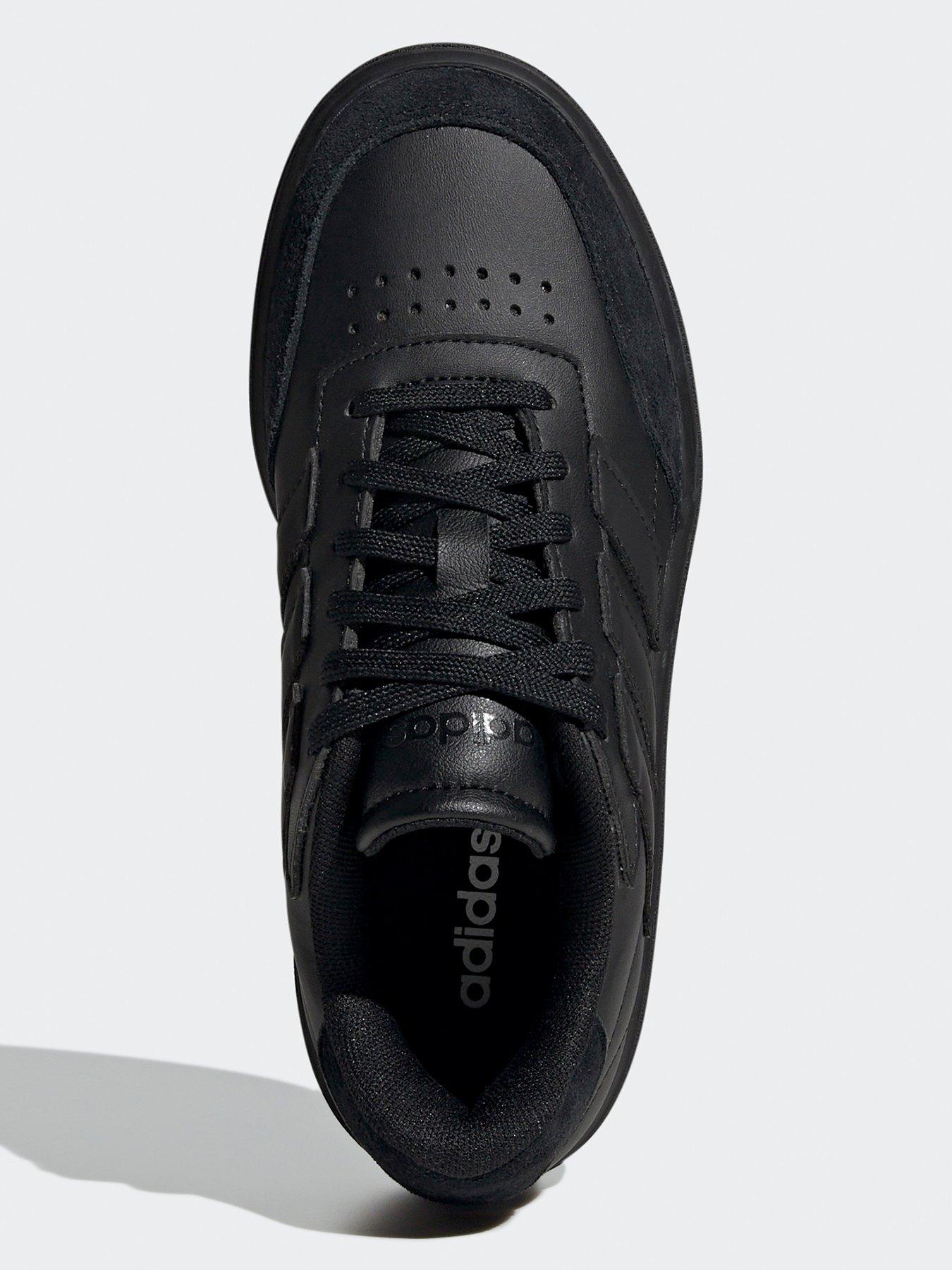 adidas-sportswear-junior-courtblock-trainers-blackoutfit