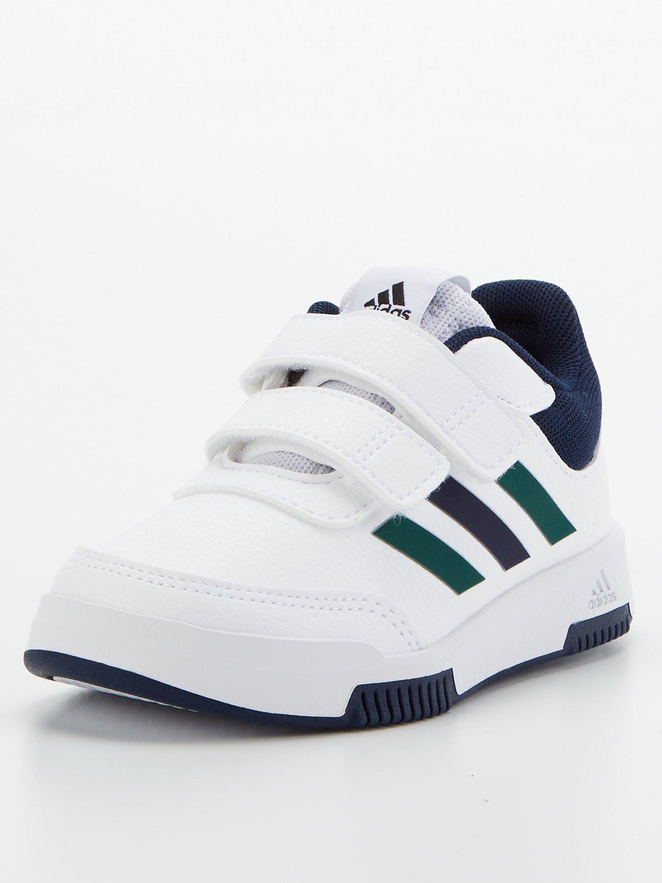 adidas-sportswear-kids-tensaur-sport-20-velcro-trainers-whitegreenstillFront