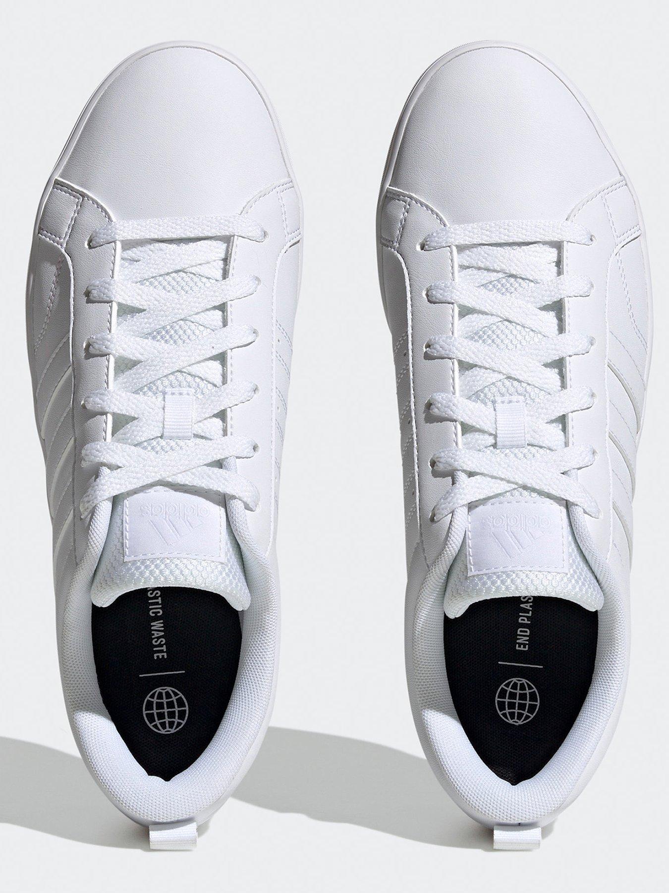 Adidas vs pace all white online