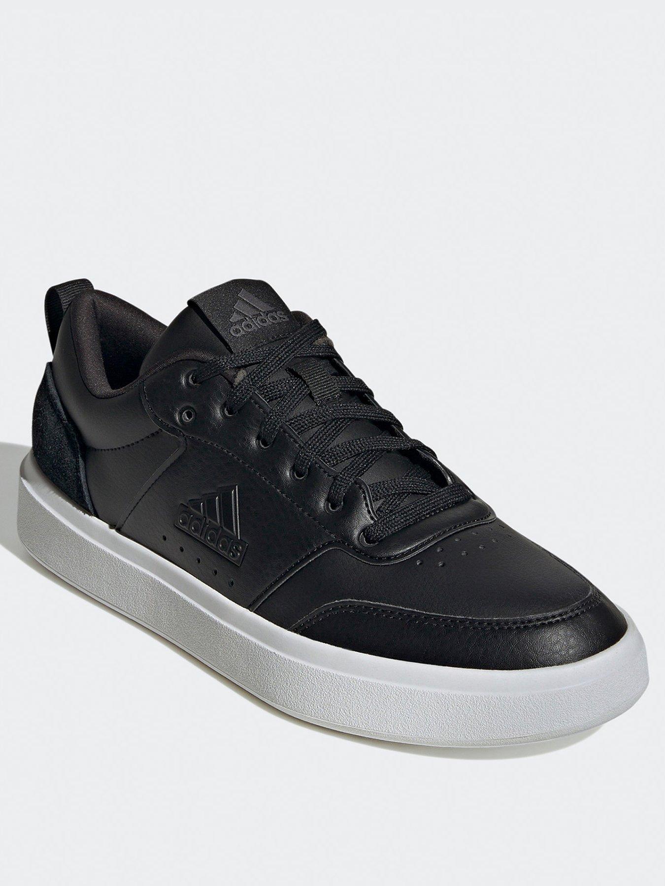 adidas-sportswear-mens-park-st-trainers-blackwhitestillFront