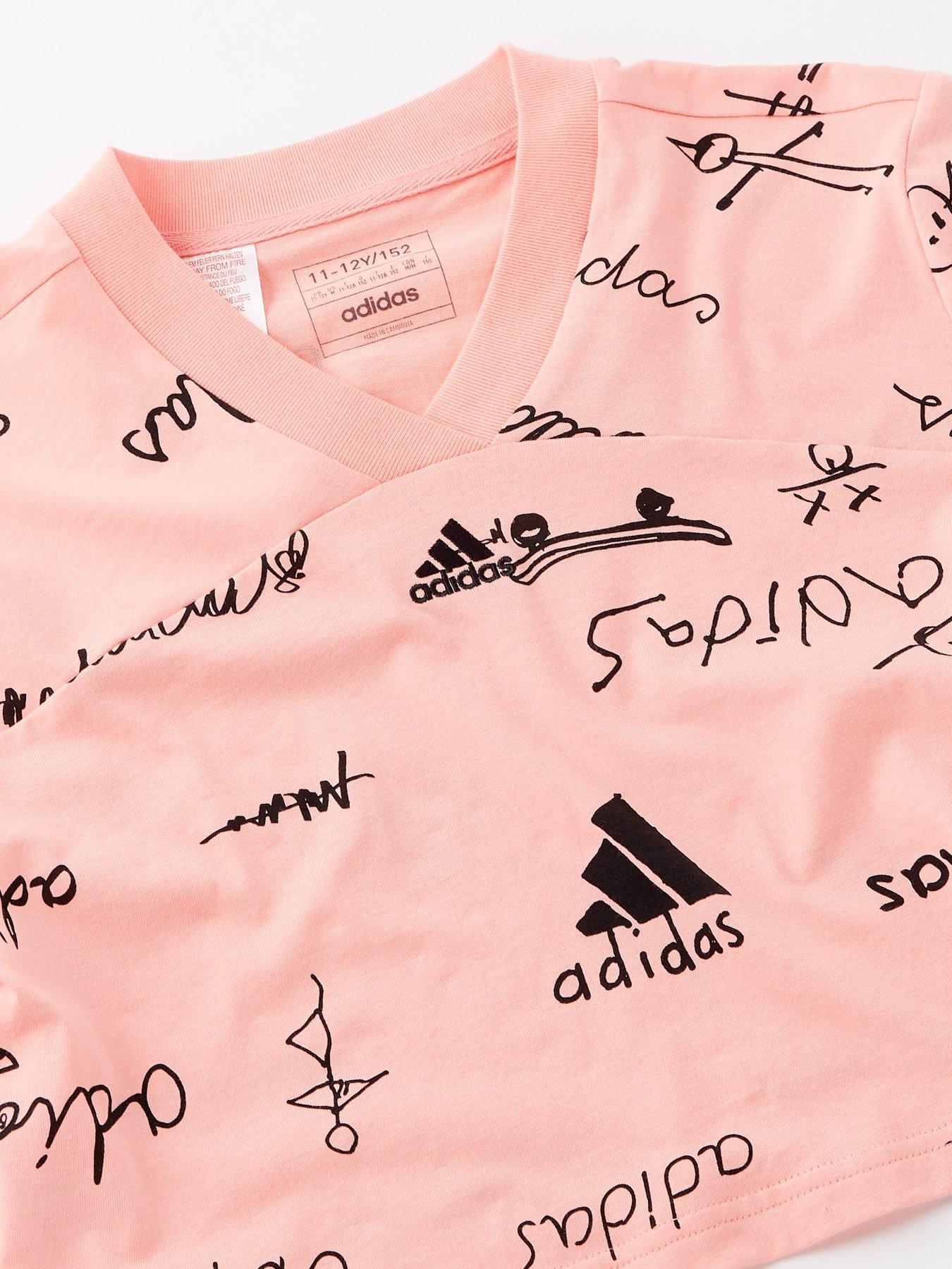 adidas-sportswear-junior-girls-brand-love-cropped-t-shirt-pinkblackoutfit