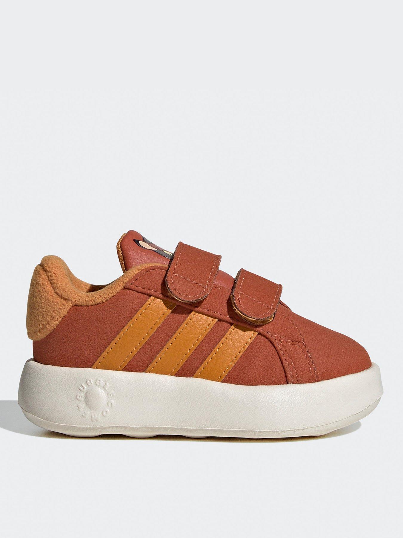 adidas-sportswear-infant-grand-court-bambi-velcro-trainers-redfront