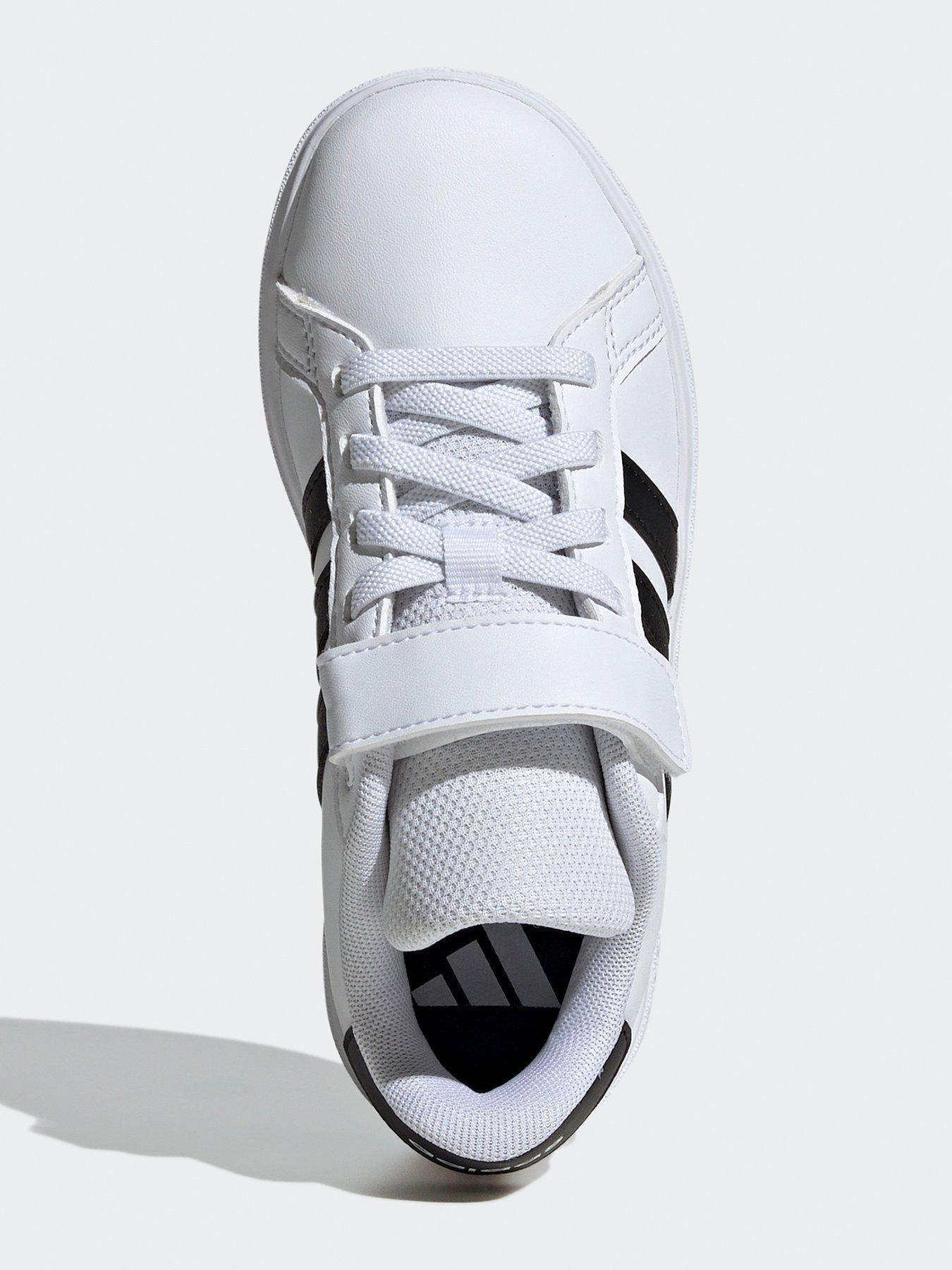 adidas-sportswear-kids-grand-court-20-elasticated-trainers-whiteblackoutfit