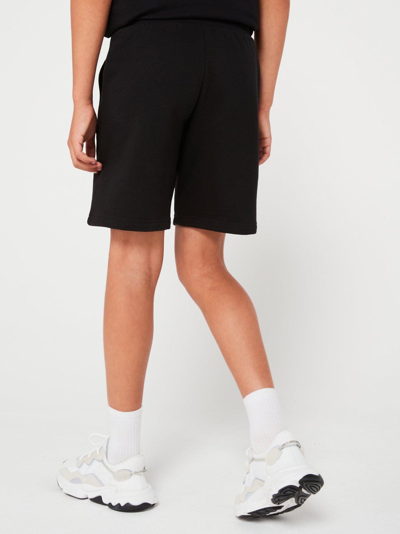 adidas-originals-older-unisex-shorts-blackstillFront