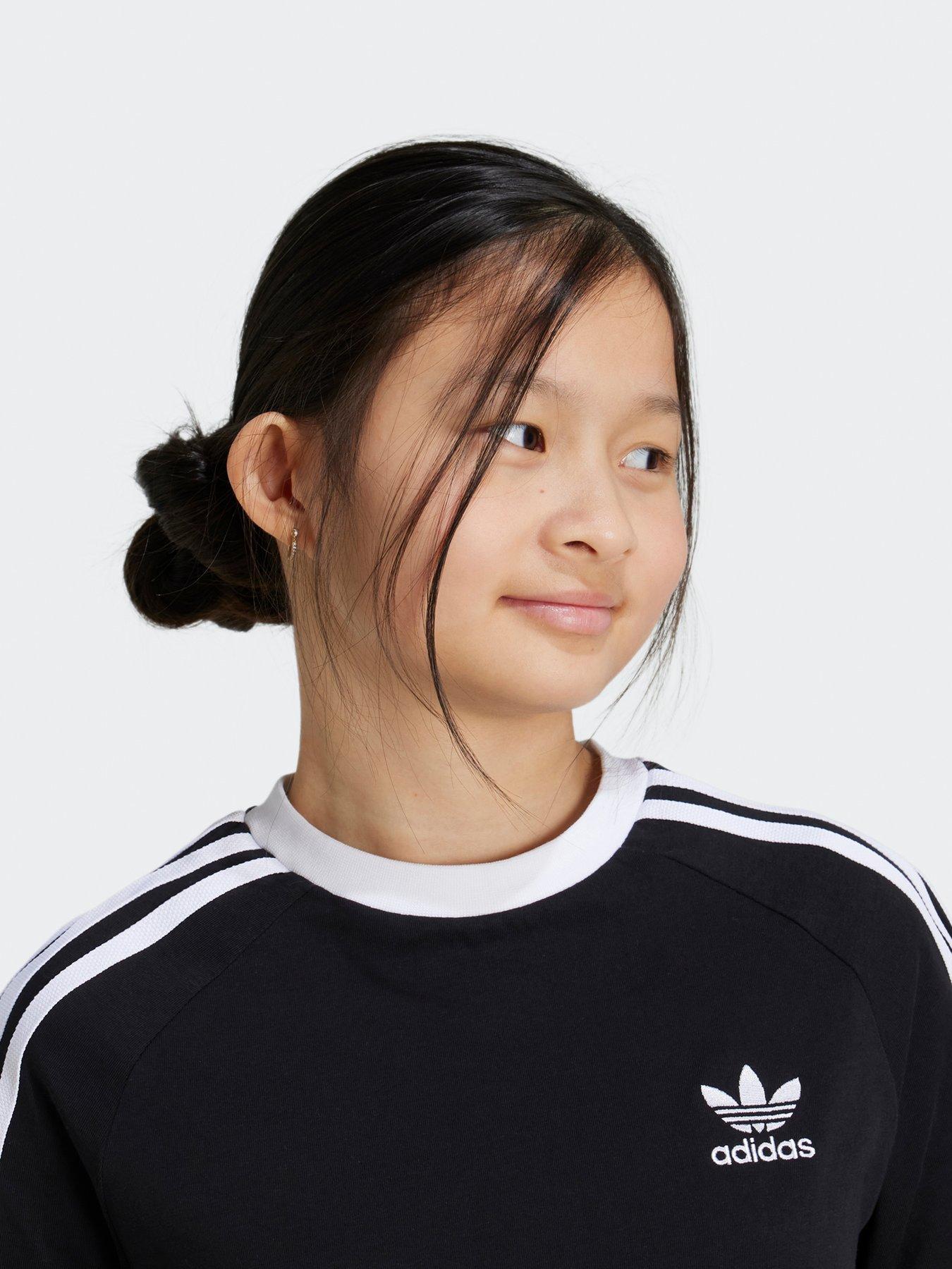 adidas-originals-older-girls-tee-dress-blackdetail