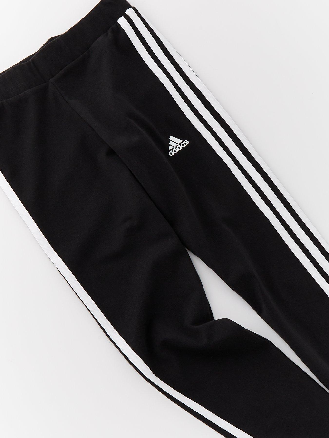 adidas-sportswear-junior-girls-essentials-3-stripe-tights-blackdetail