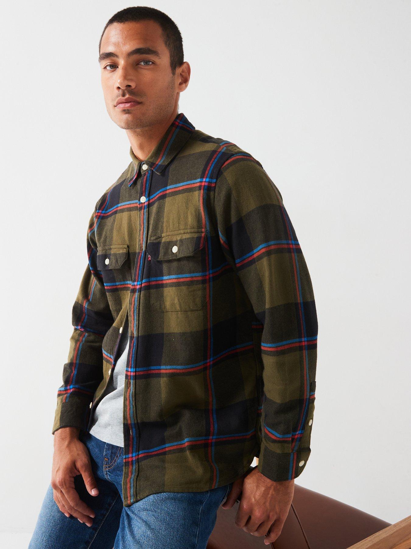 levis-levis-button-down-long-sleeve-check-shirt-greendetail