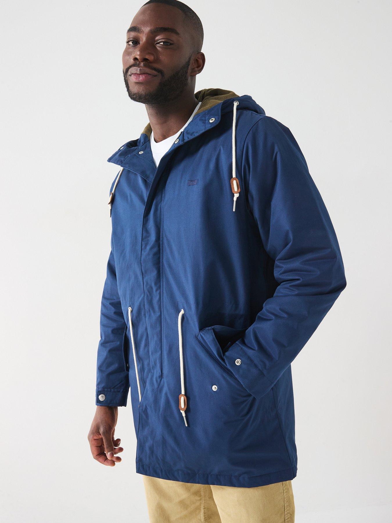 Levi's Woodside Hooded Parka Jacket Navy Very Ireland