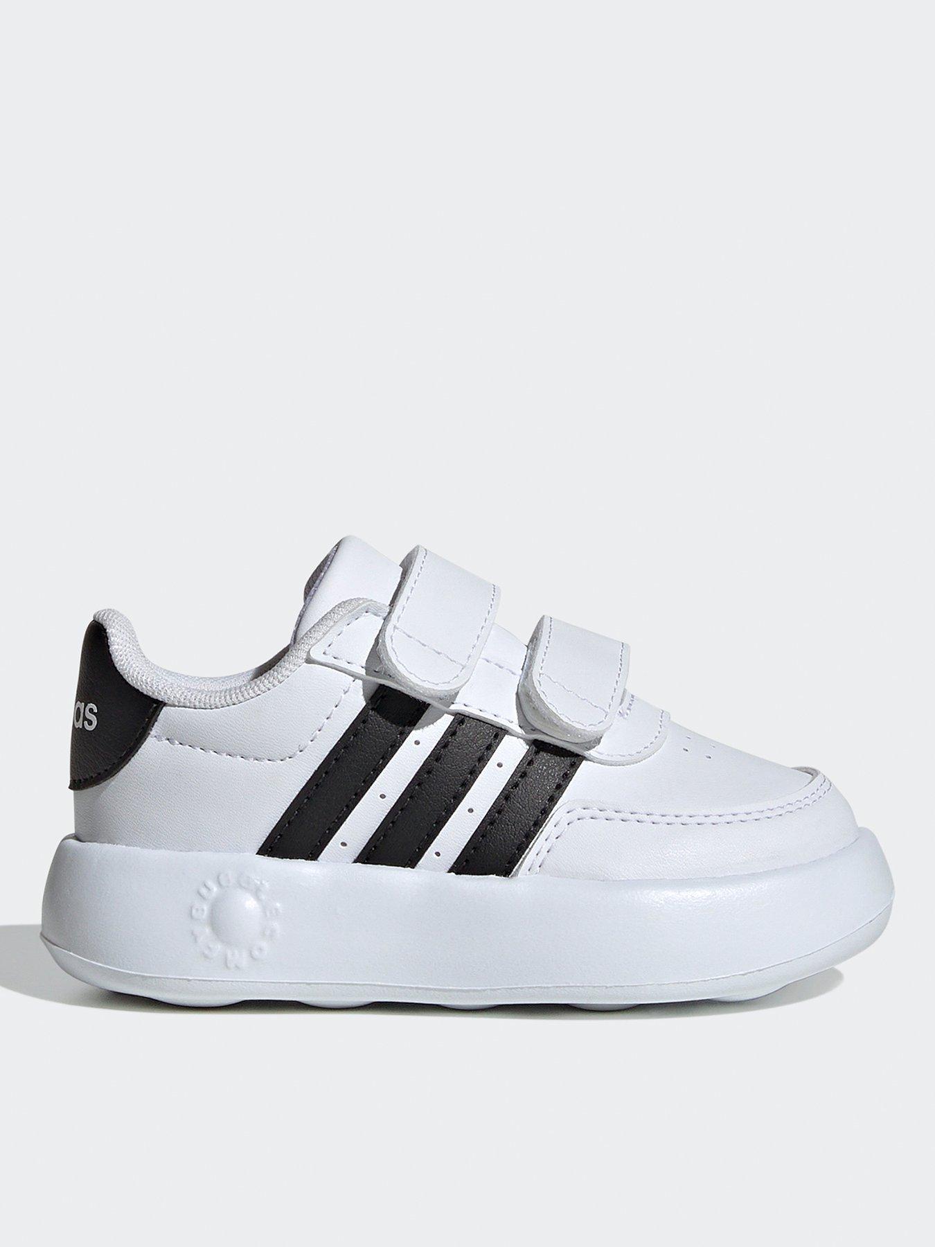 adidas-sportswear-infant-breaknet-20-velcro-trainers-whiteblackfront