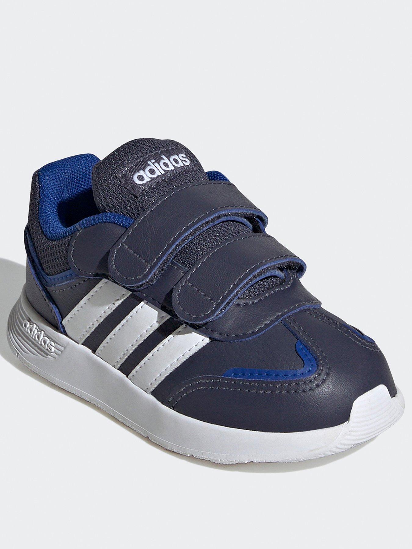 adidas-sportswear-infant-tensaur-switch-trainers-navywhitestillFront