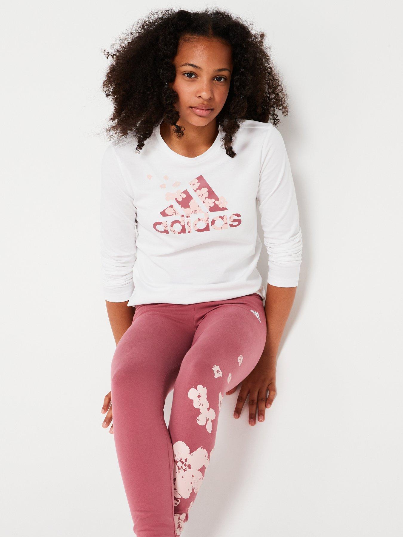 adidas-sportswear-junior-girls-flower-long-sleeve-top-and-legging-set-whitepurpleoutfit