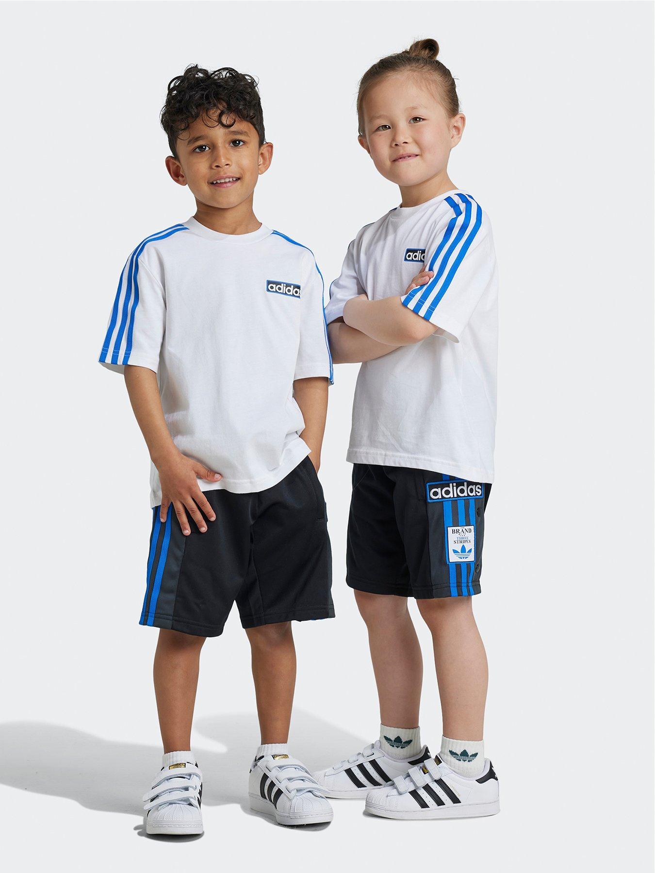 adidas-originals-unisex-kids-short-tee-set-whiteblack