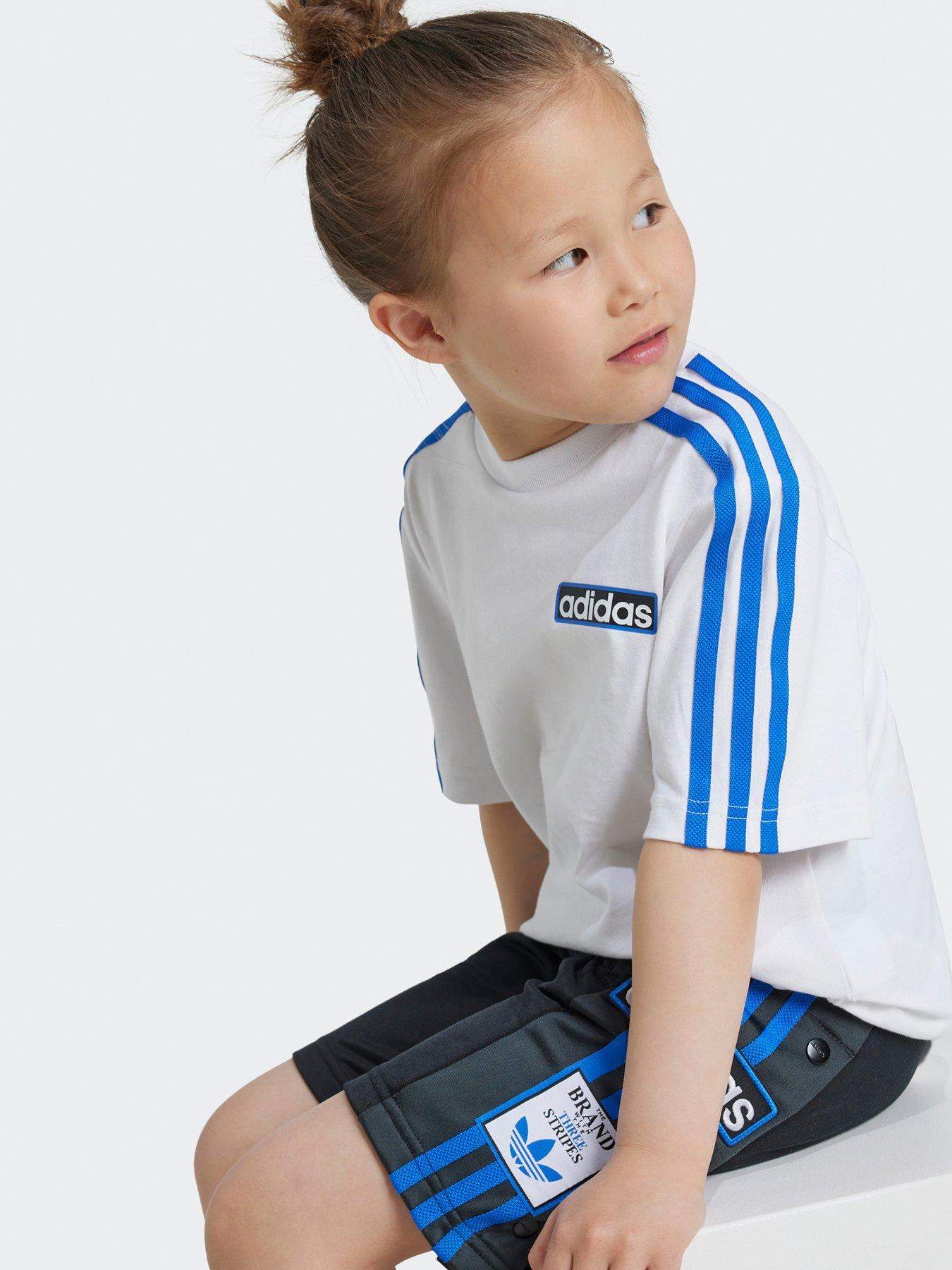 adidas-originals-unisex-kids-short-tee-set-whiteblackoutfit