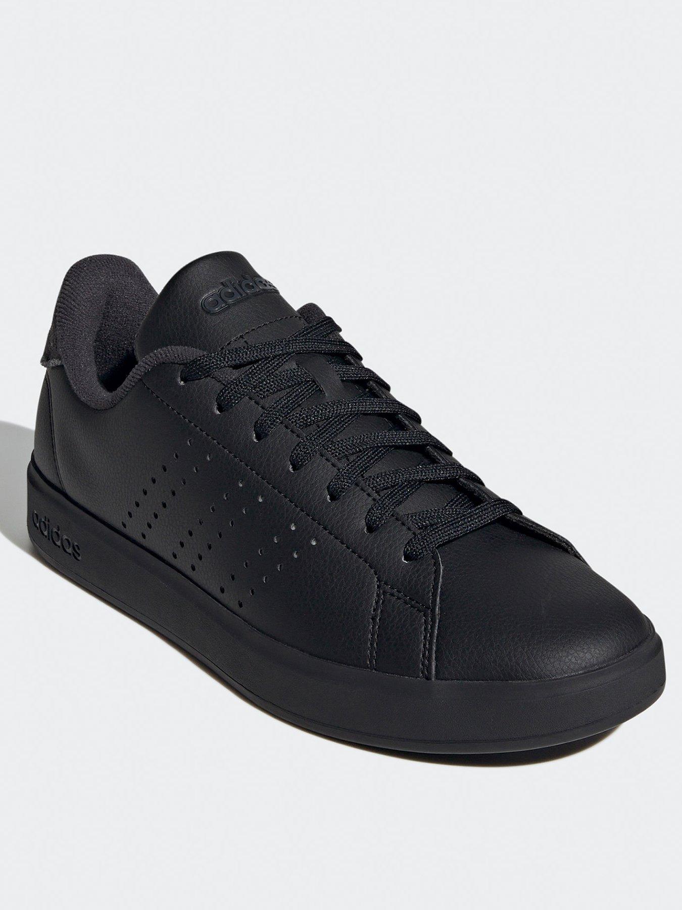 adidas-sportswear-unisex-advantage-20-trainers-blackgreystillFront