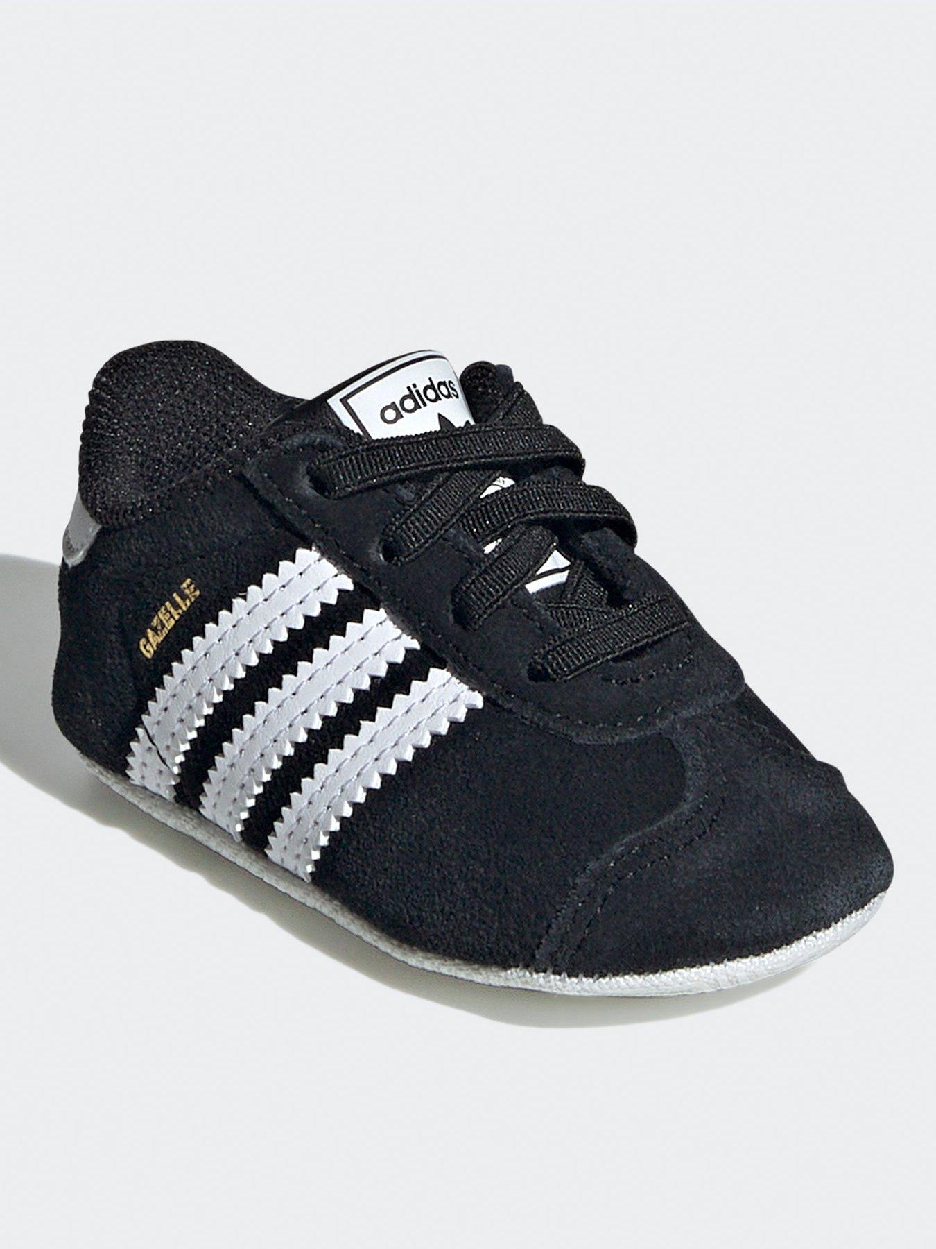 adidas-originals-baby-gazelle-crib-trainers-blackwhite