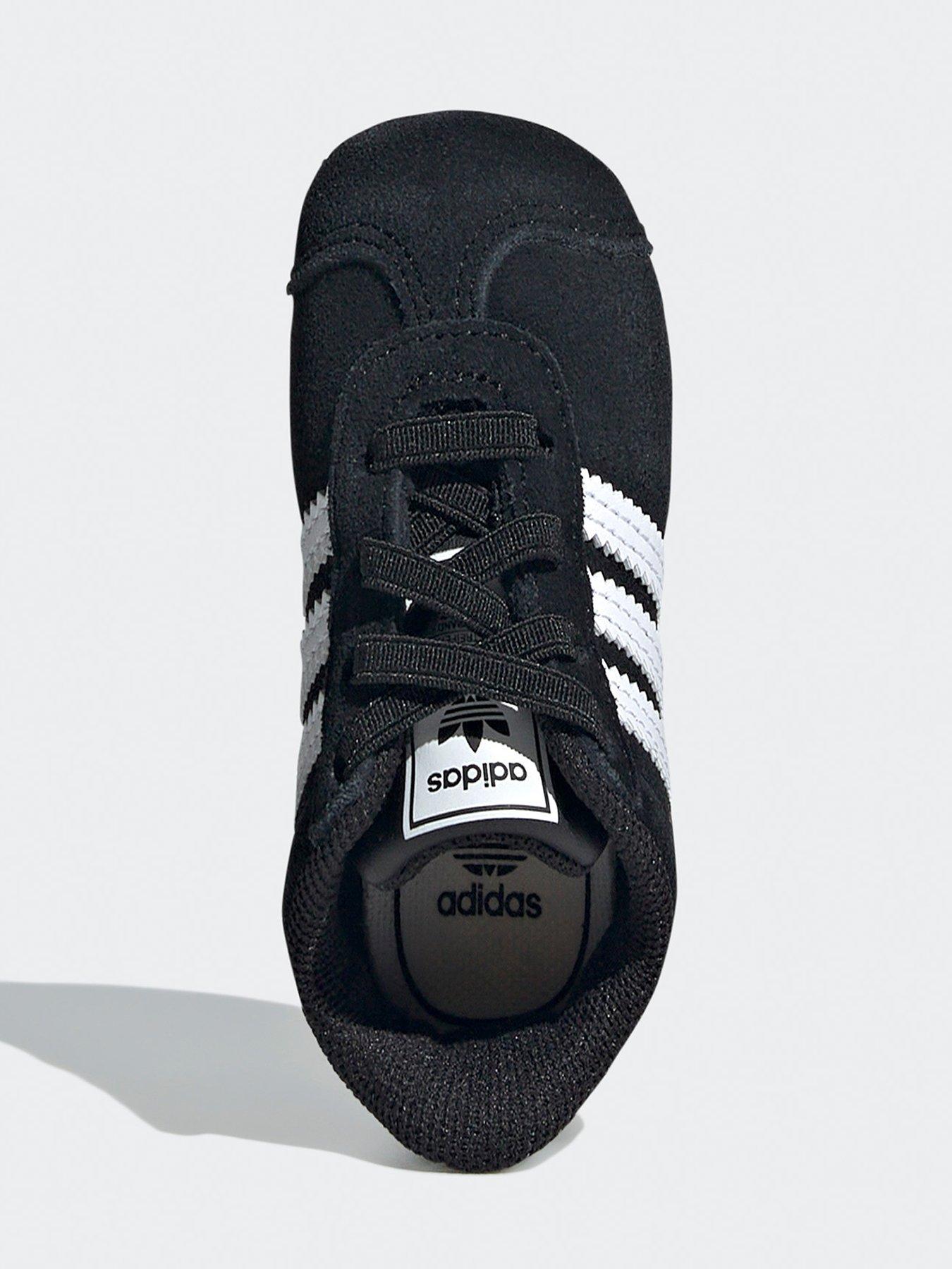 adidas-originals-baby-gazelle-crib-trainers-blackwhiteoutfit