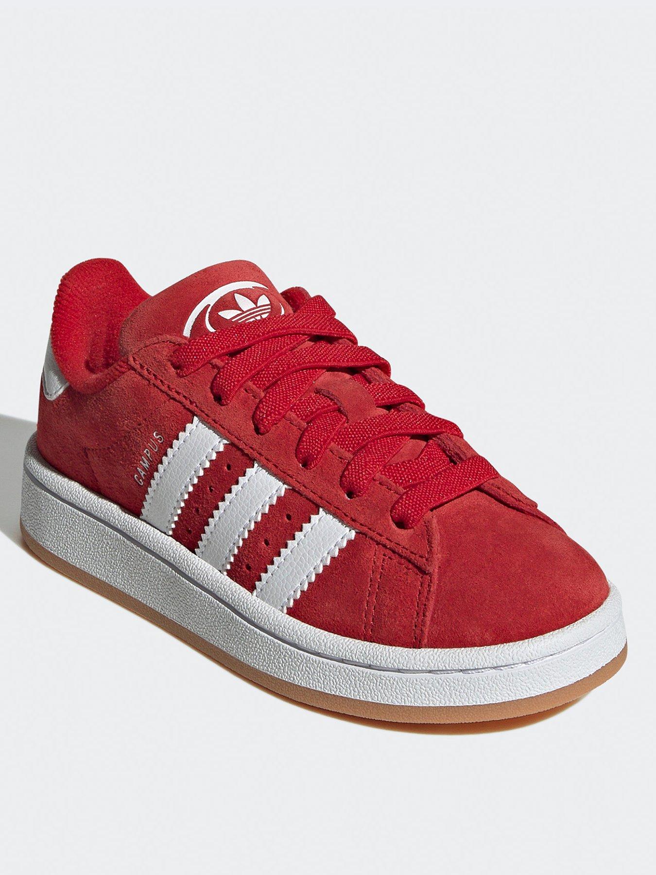 adidas-originals-kids-unisex-campus-00s-elastic-trainers-redstillFront