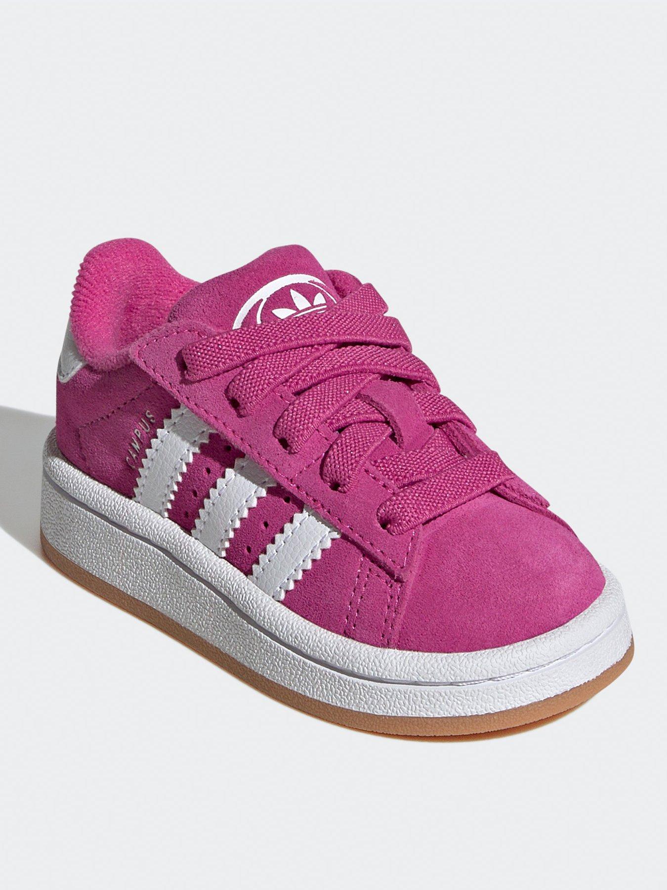 Unisex Infant Campus 00s Elastic Trainers Pink