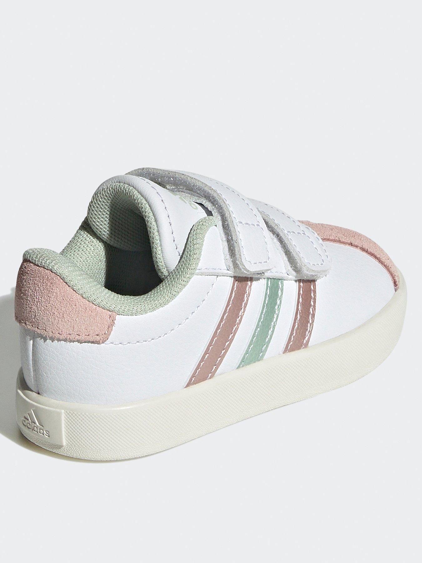 adidas-sportswear-infant-vl-court-30-velcro-trainers-whitegreenback