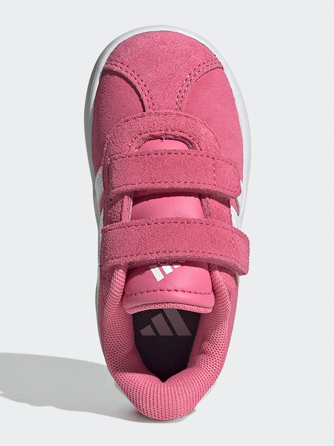 adidas-sportswear-infant-vl-court-30-velcro-trainers-pinkwhiteoutfit