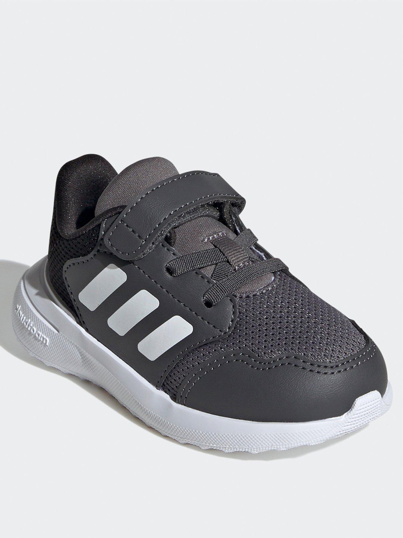 adidas-sportswear-infant-tensaur-run-30-elasticated-trainers-greywhitestillFront