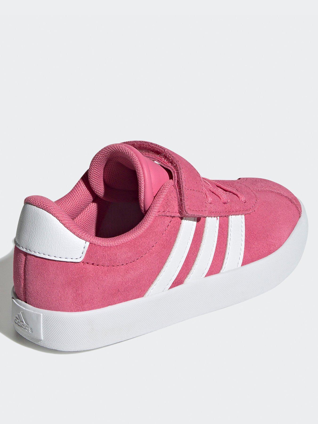 adidas-sportswear-kids-vl-court-30-elasticated-trainers-pinkwhiteback