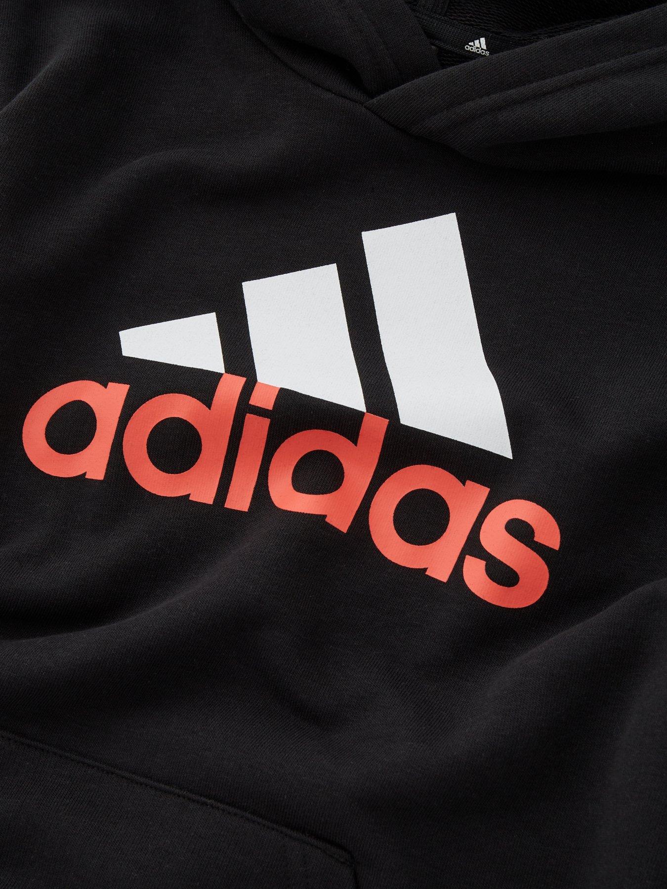 adidas-sportswear-junior-boys-essentials-big-logo-overheadnbsphoodie-blackoutfit