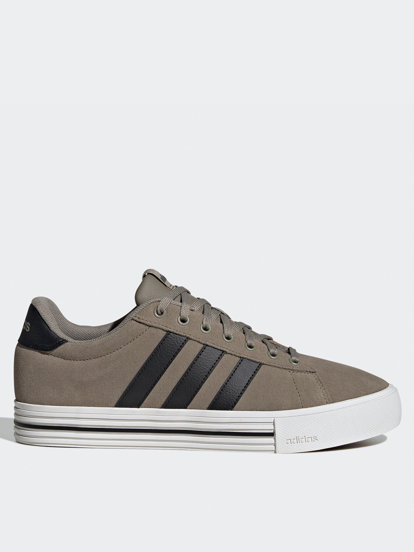 adidas-sportswear-mens-suede-daily-40-trainers-dark-grey