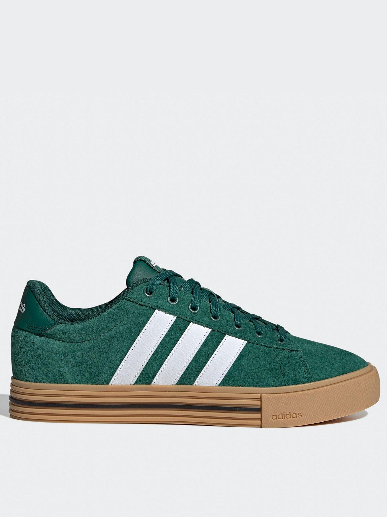 adidas-sportswear-mens-suede-daily-40-trainers-green