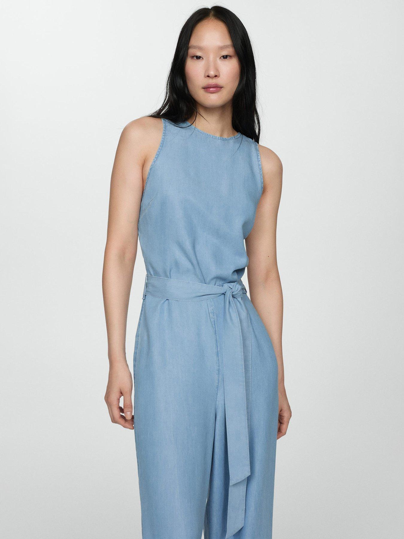 mango-blue-tie-waist-jumpsuitback