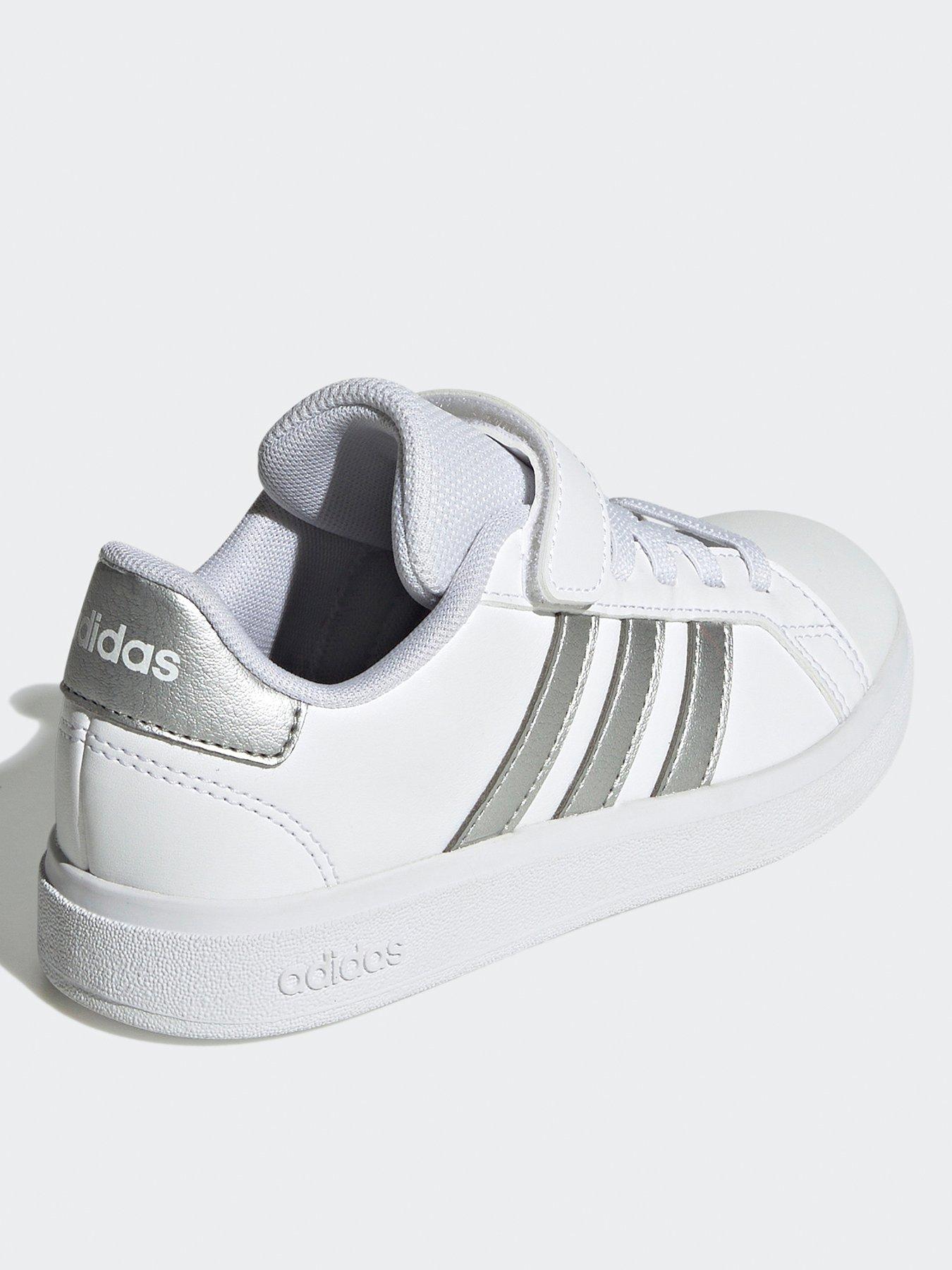 adidas-sportswear-kids-grand-court-20-elasticated-trainers-whitesilverback