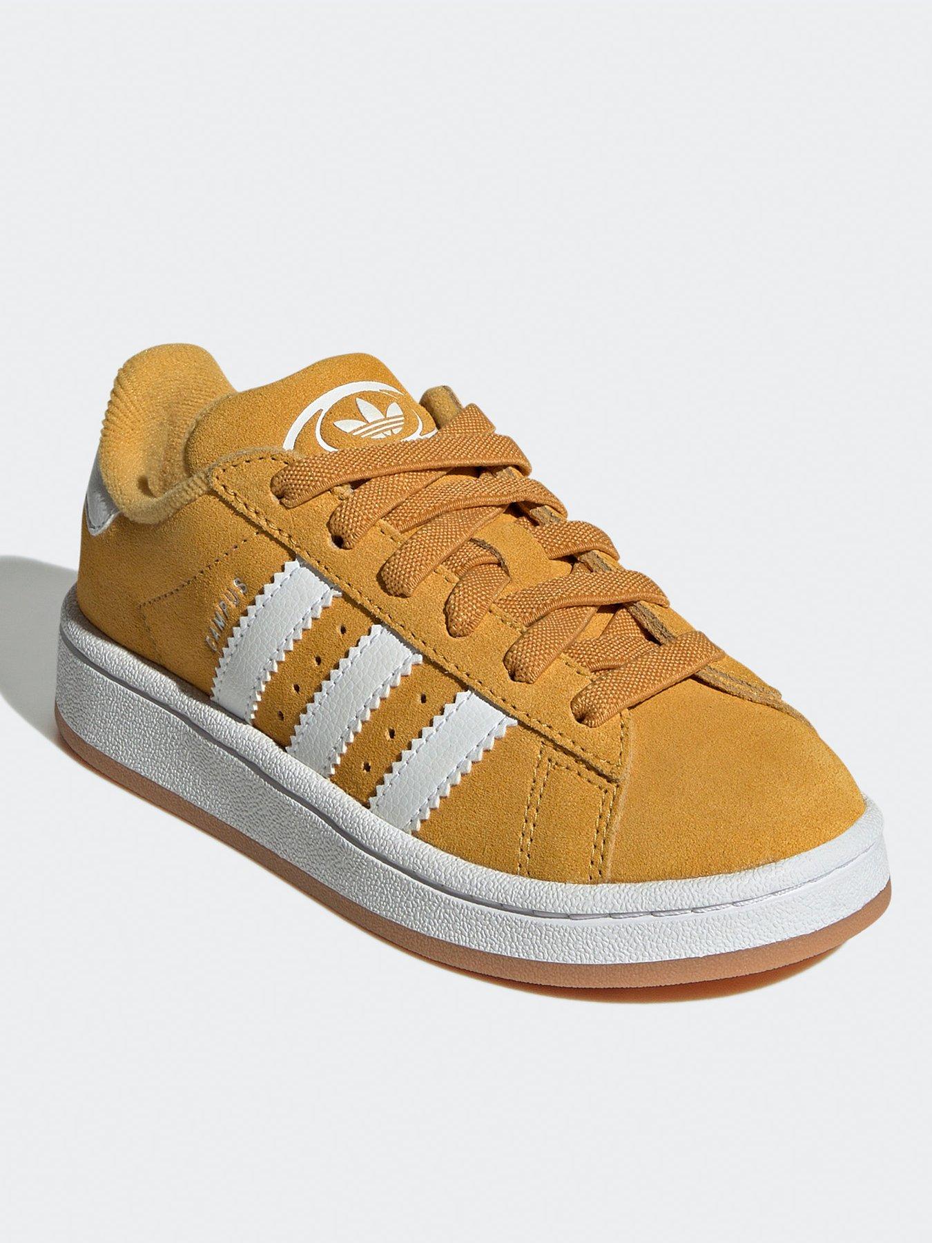 adidas-originals-kids-unisex-campus-00s-elastic-trainers-yellow