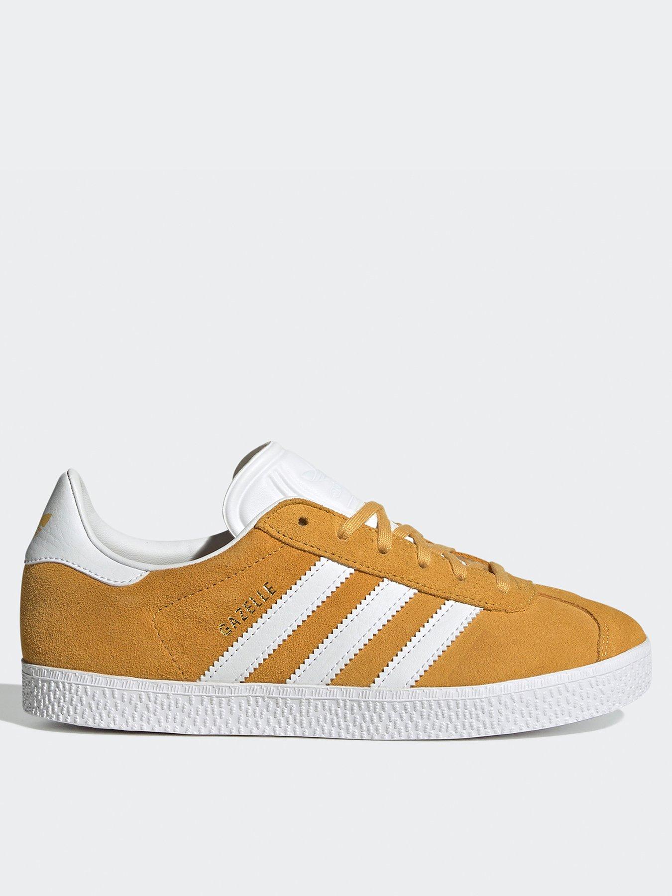 adidas-originals-older-unisex-gazelle-trainers-yellow