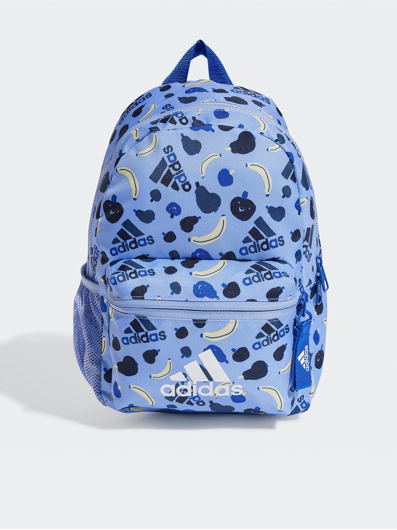Little Kids Fruit Print Backpack Blue Multi