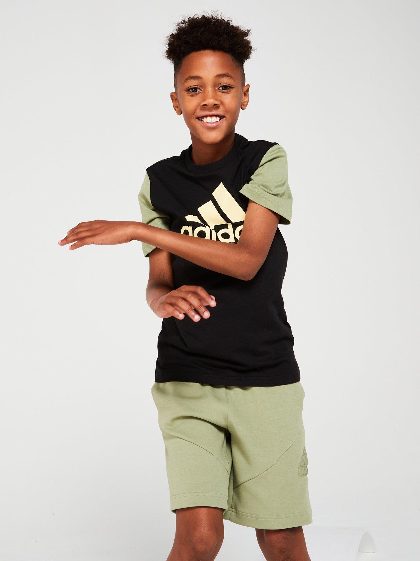 adidas-sportswear-junior-boys-future-icons-fleece-shorts-greendetail