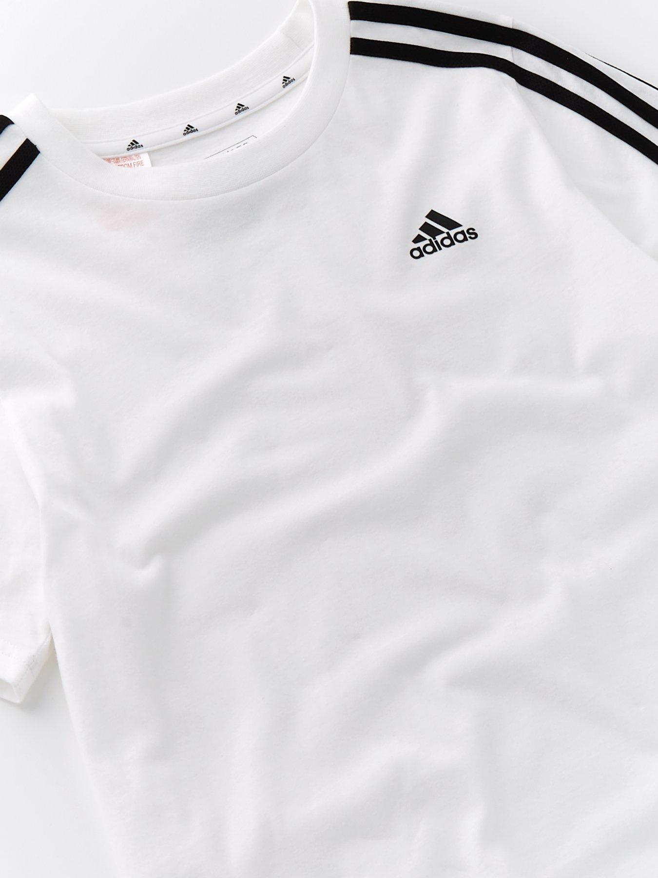 adidas-sportswear-junior-boys-essentials-3-stripe-t-shirt-whiteoutfit