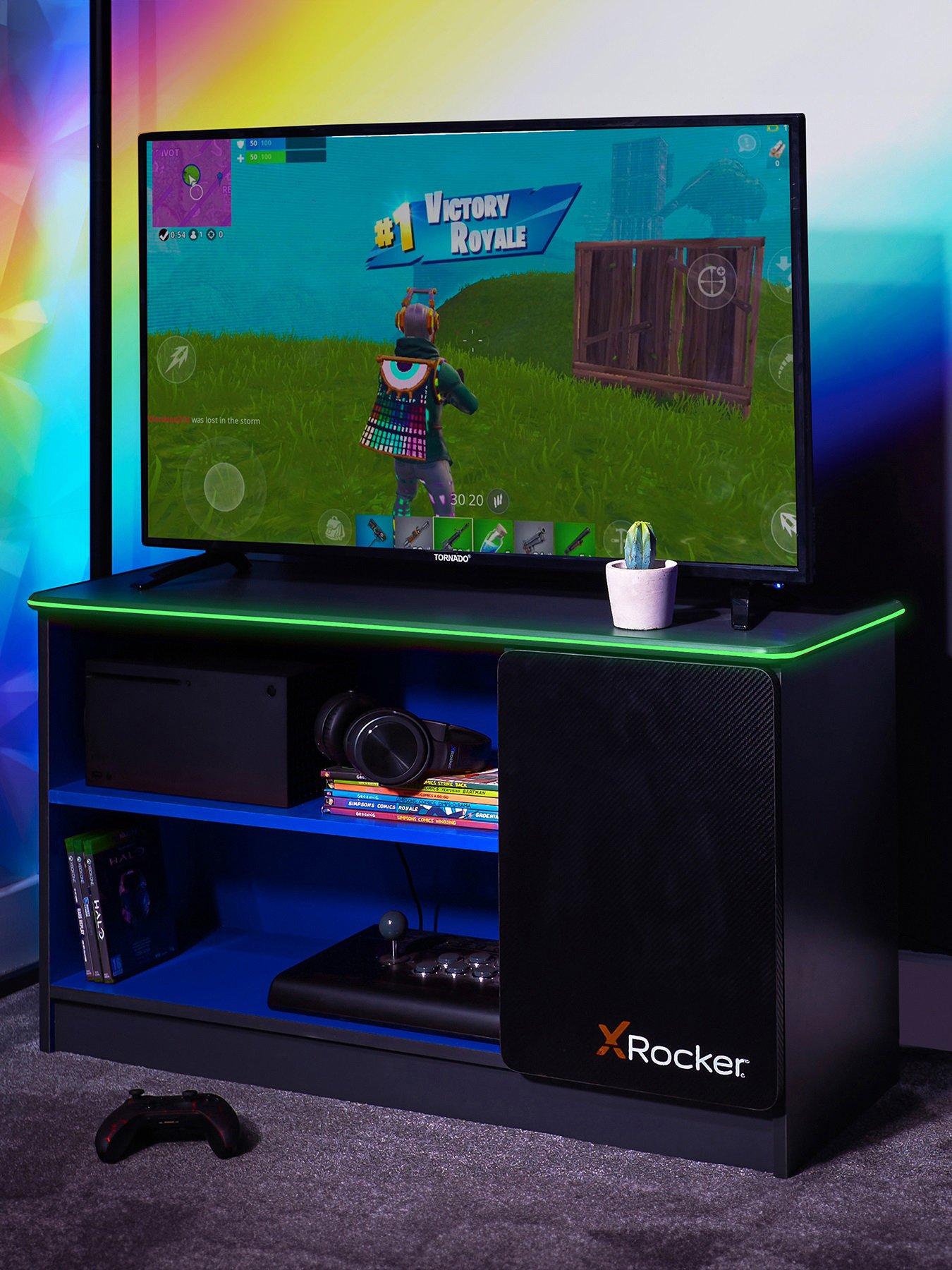 undefined Carbon-tek TV Media Cabinet with Neo Fibre LED Lighting